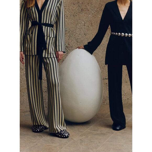 Simon Miller Jabber Knit Stripe Pants Size Medium - Picture 2 of 8